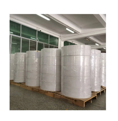 Karta Matt Miksija ta' Kwalità Għolja Fs- 60 GSM Liner 60 GSM White Glassine Thermal Transfer Jumbo Paper